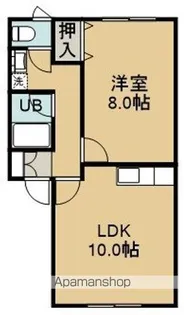 レジェーロ藤【2階】の間取り
